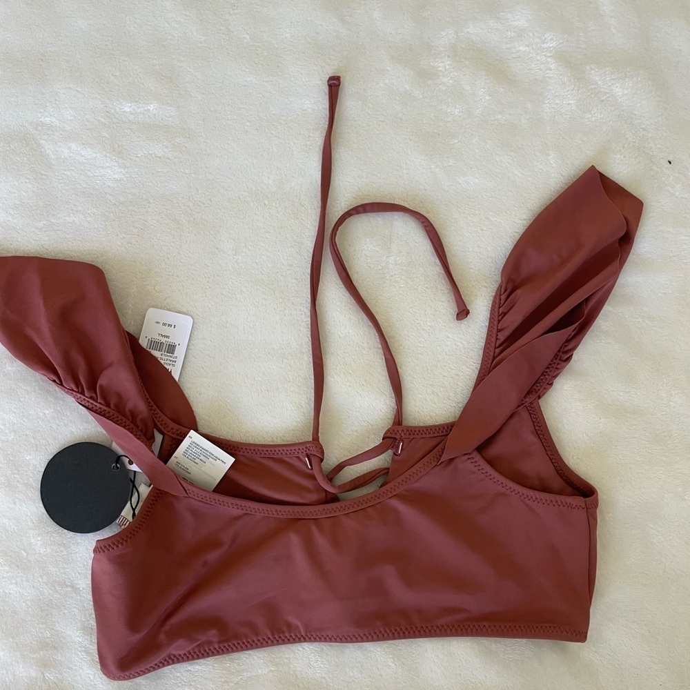 Amuse Society Gladis Bralette in Rust